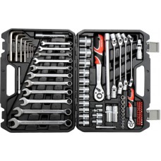 YATO Trusa de scule cu prindere 1/4" si 1/2", 77 piese